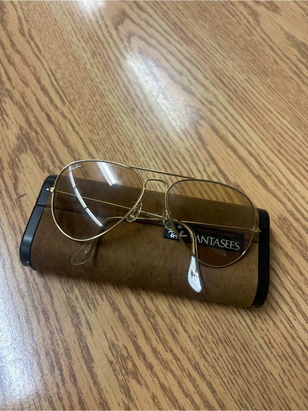 Vintage Ray-Ban Bausch & Lomb “fantasees” Aviator sunglasses with original case